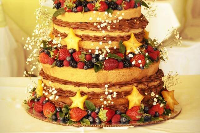 Naked cake de boda