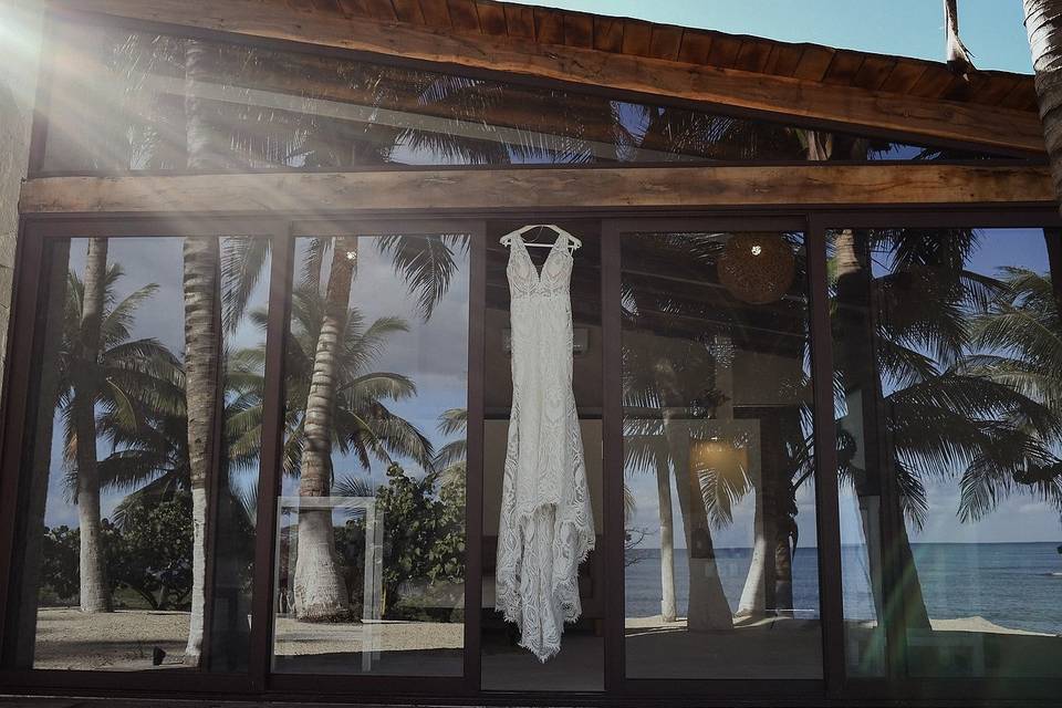 Bride wedding dress