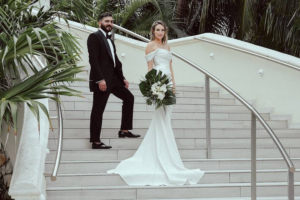 Editorial wedding photo