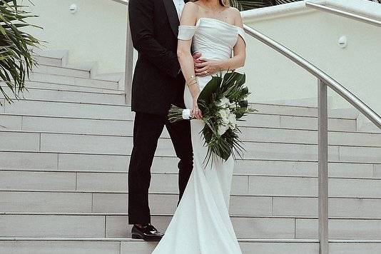 Editorial wedding photo