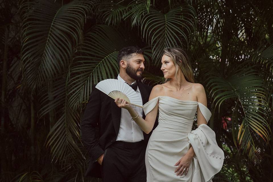 Editorial wedding photo