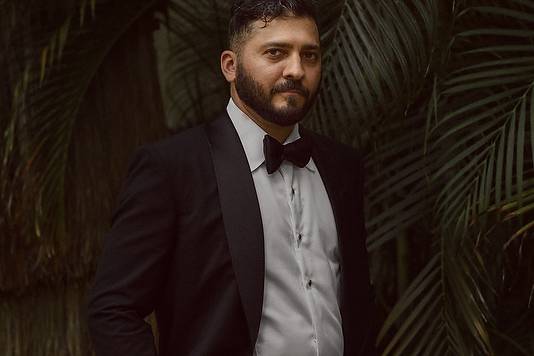 Groom portrait