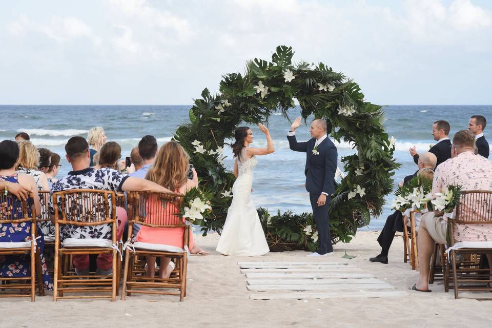 Boda en la playa