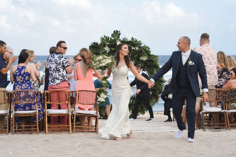 Boda en la playa