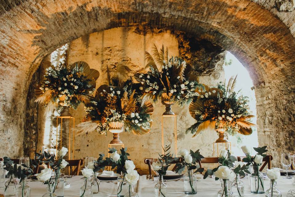 Back de mesa de novios