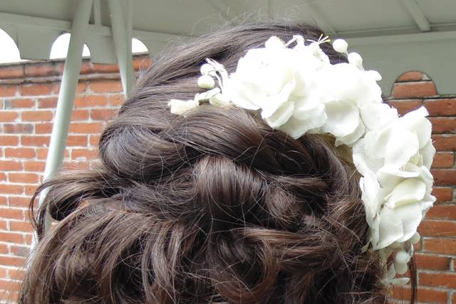 Tocado de flores