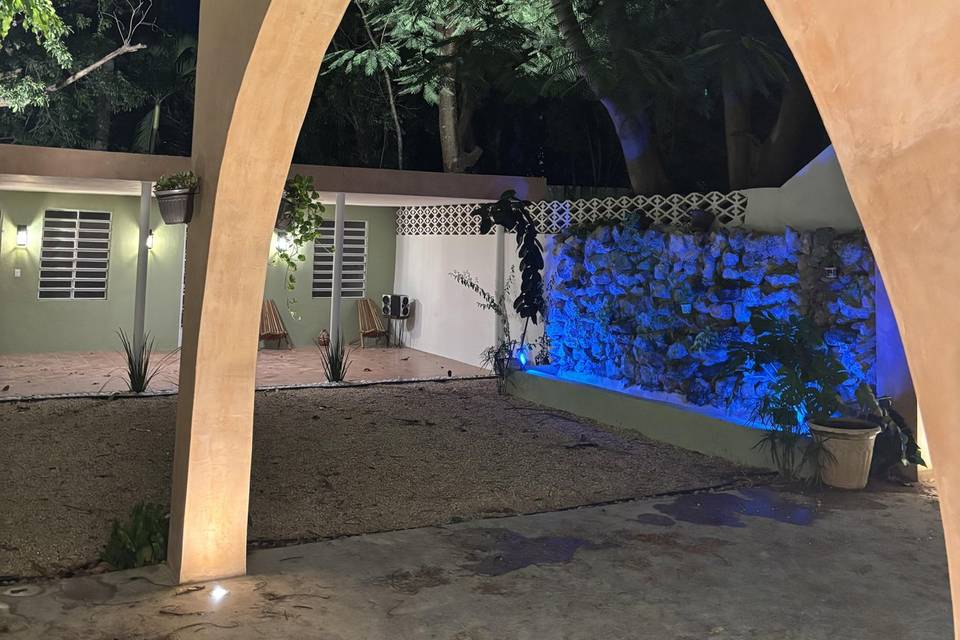 Arcos de noche fuente