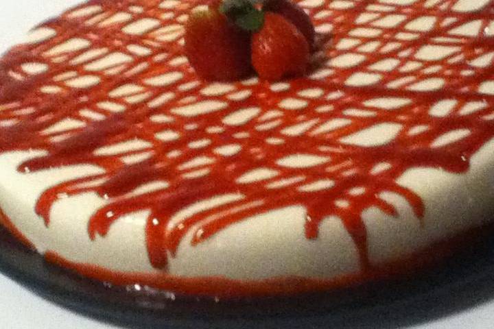 Panacotta de fresa