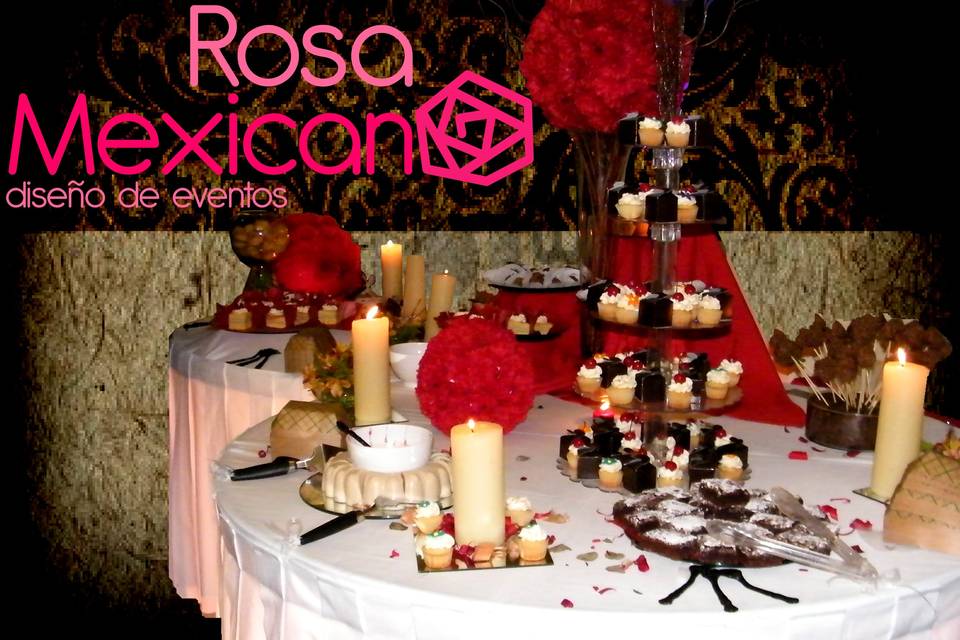 Logo Rosa Mexicano Barras