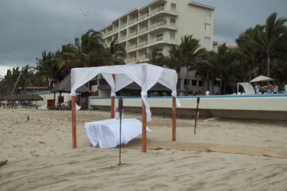 Montajes de playa