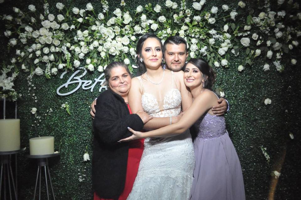Con la familia