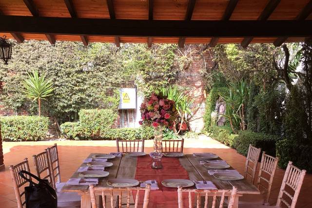 Centros de mesa altos