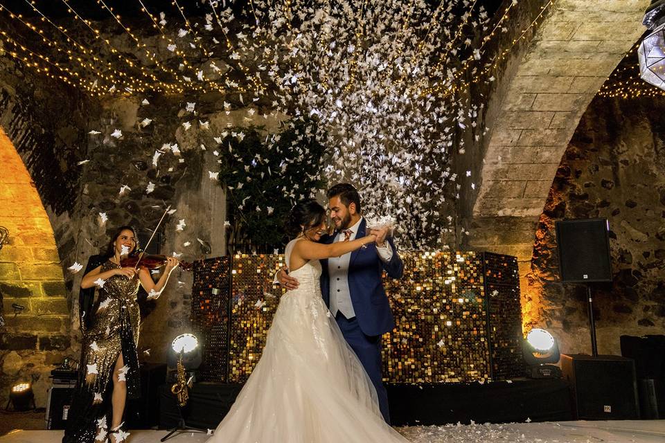 Entrada de novios con Violín