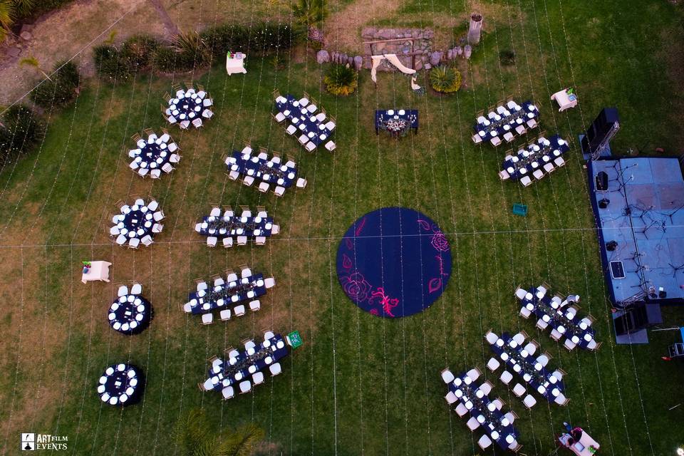 Boda desde la altura