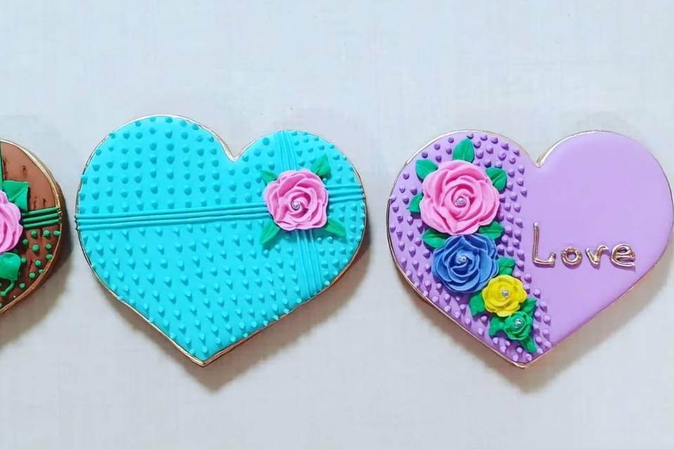 Galletas corazón