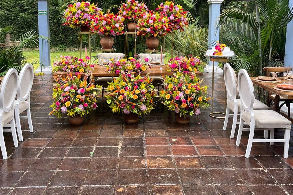 Montaje Flor Terraza