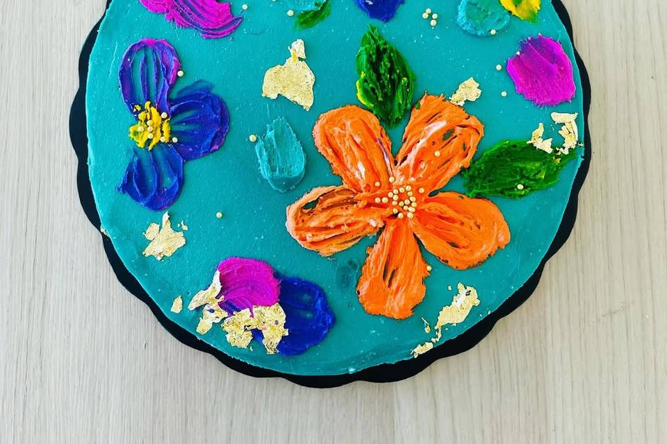 Pastel de colores