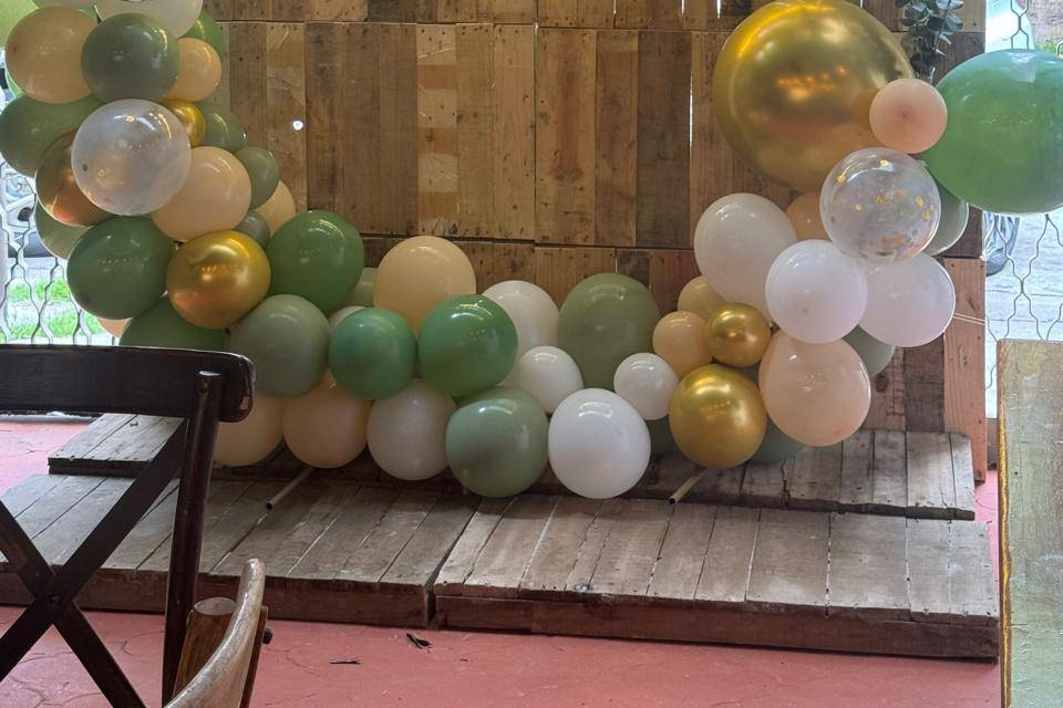 Decoración con globos