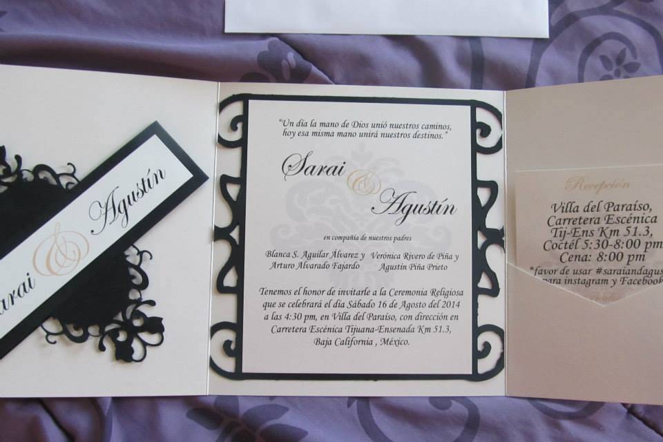 Elegant vintage damask