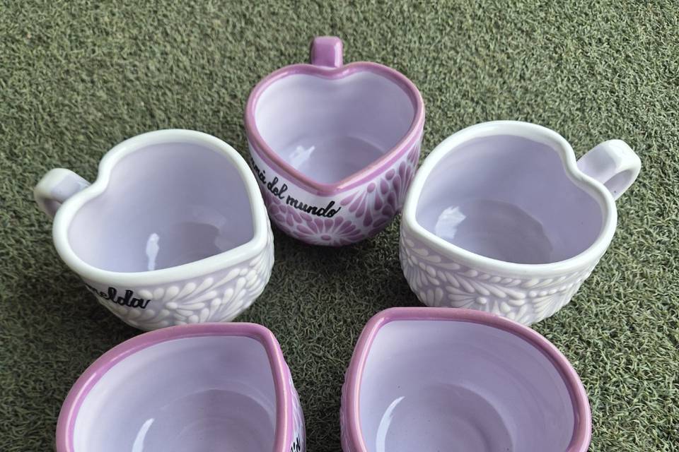 Tazas corazon