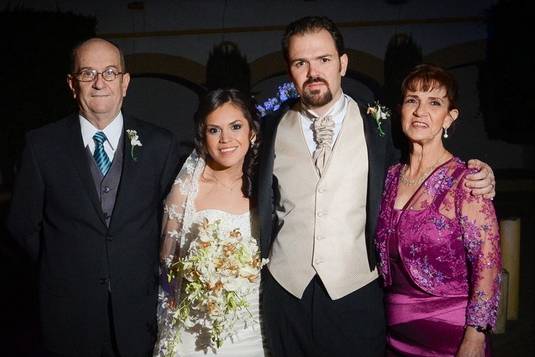 Con la familia