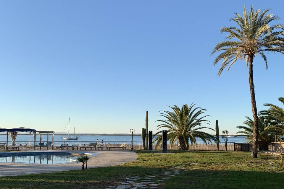 Terraza jardín