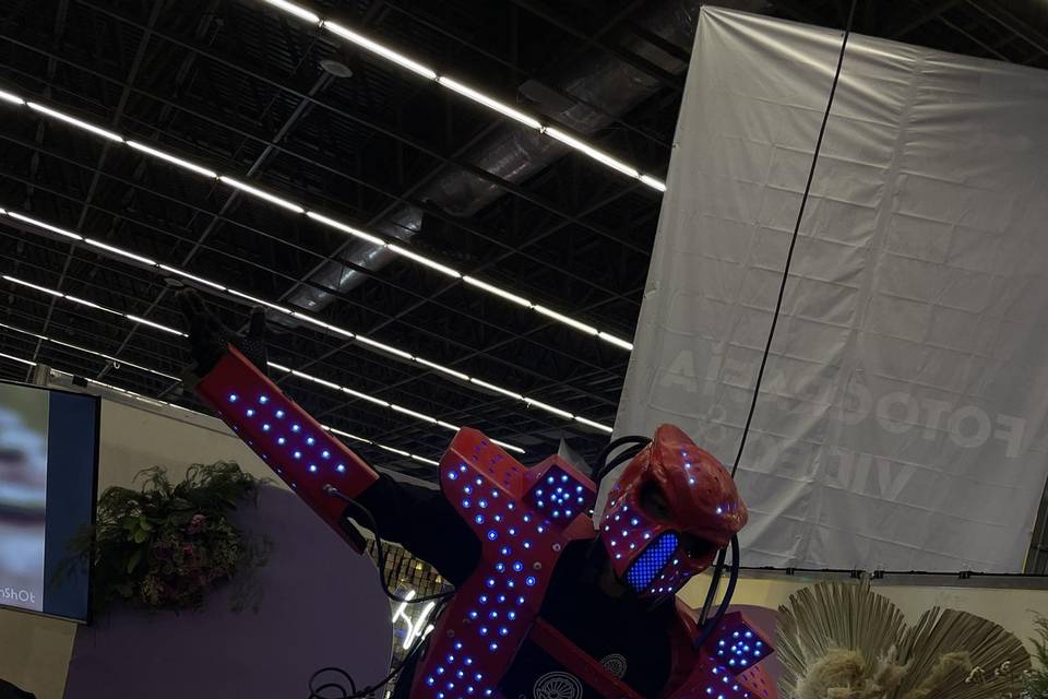Robot led para eventos
