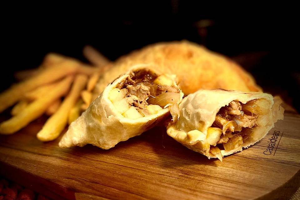 Papas y burrito