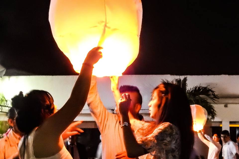 Globos de papel