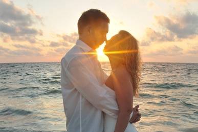 Atardecer romántico