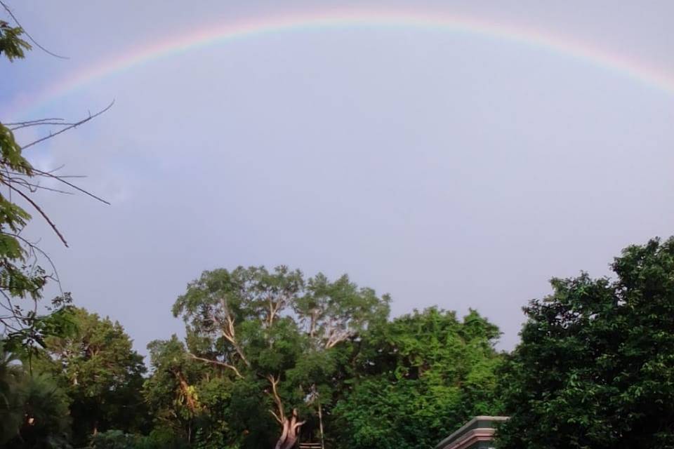 Un atardecer de lluvia