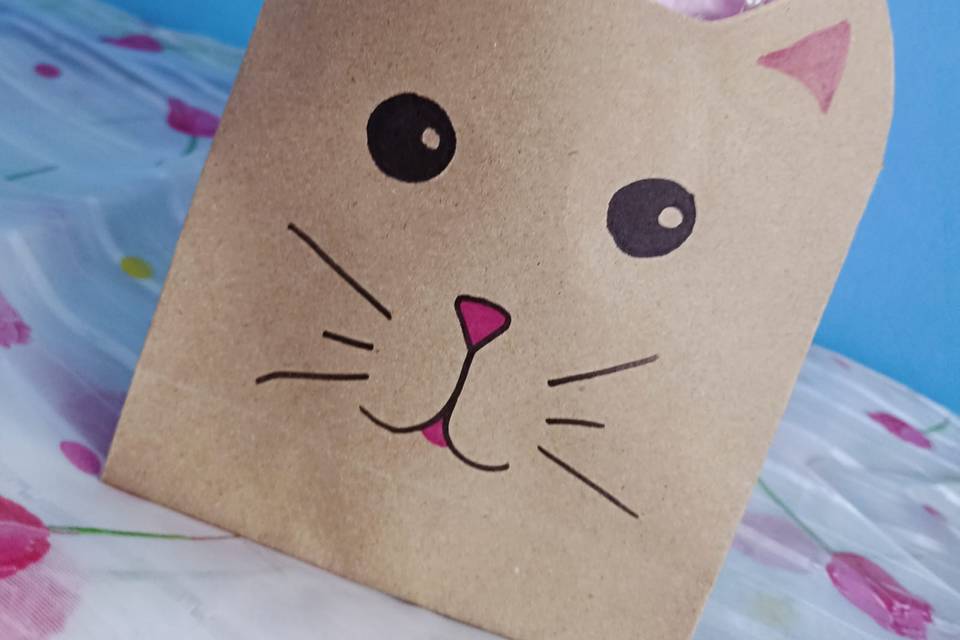 Bolsa en forma de gatito