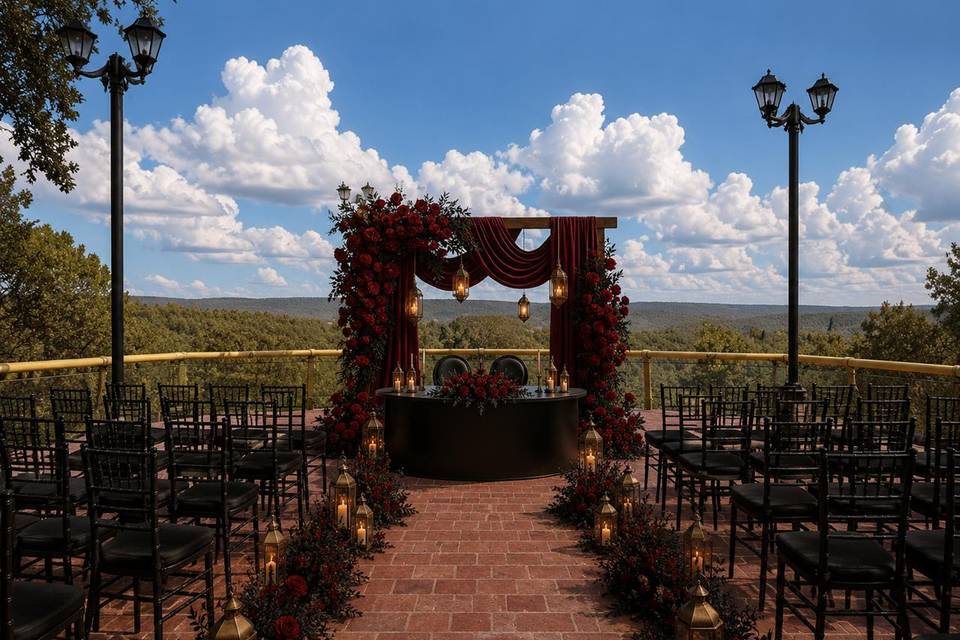 Ceremonia en terraza