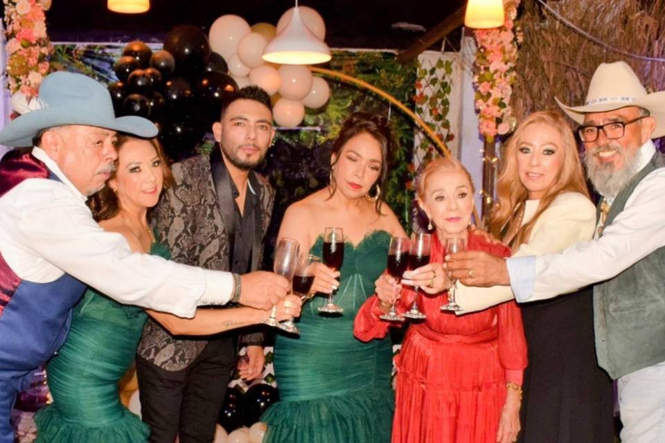 Festejo en familia.