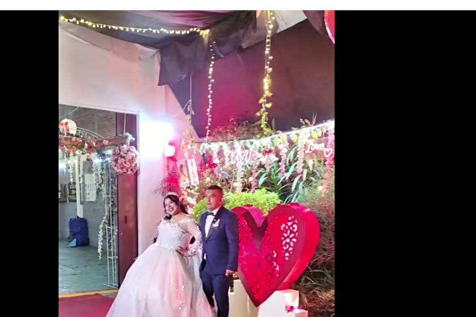 sesión de fotos.