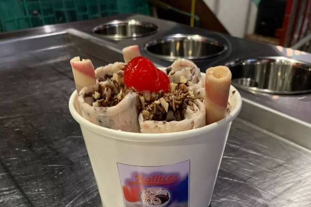 Helados en rollo