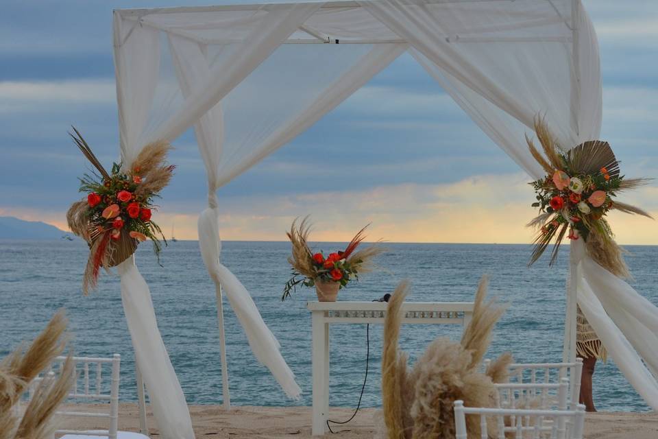 Boda en playa