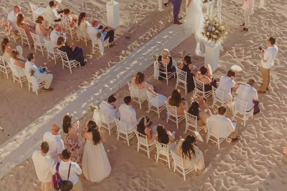 Boda en playa