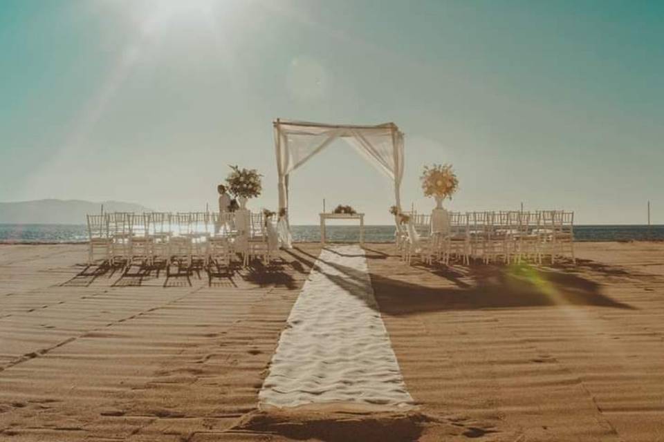 Boda en playa