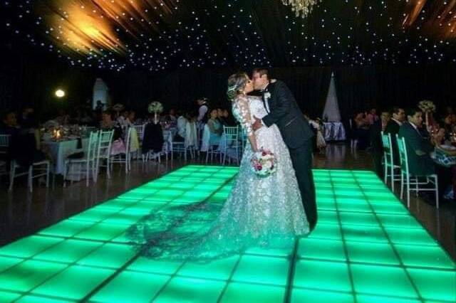 Pista de baile led cristal