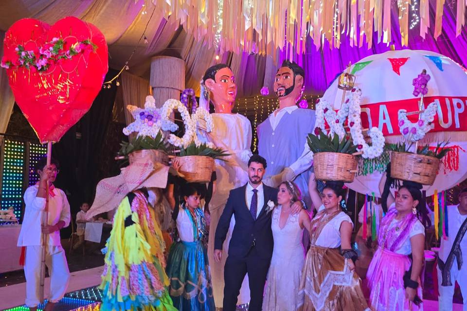 Carpas a 5 metros de alto