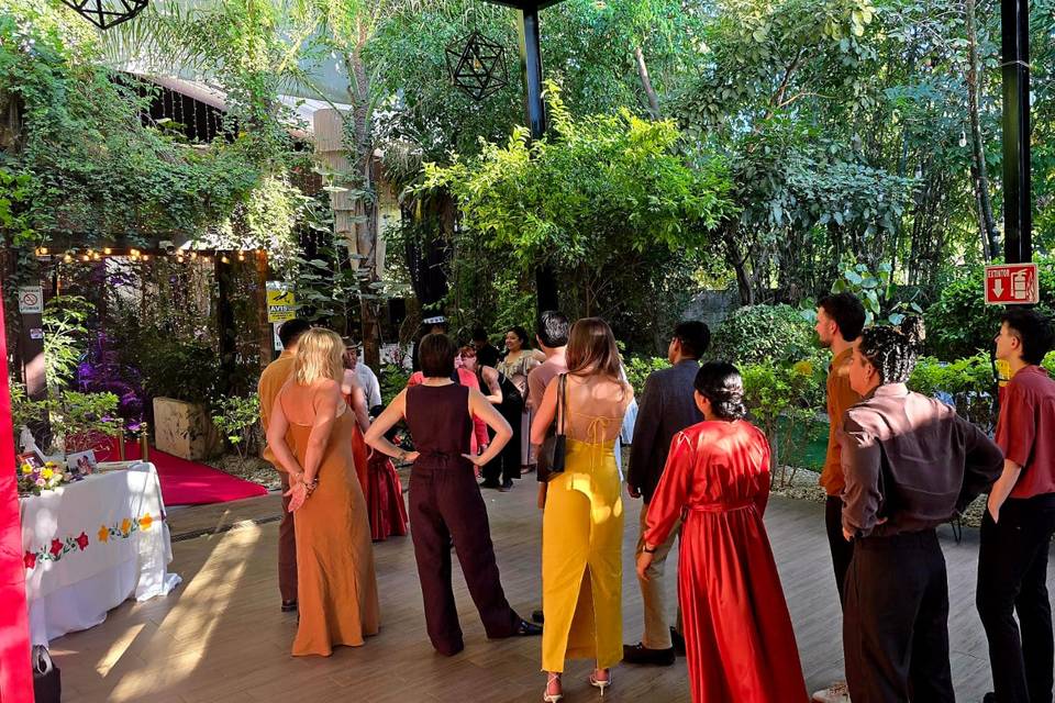 Recepción de invitados