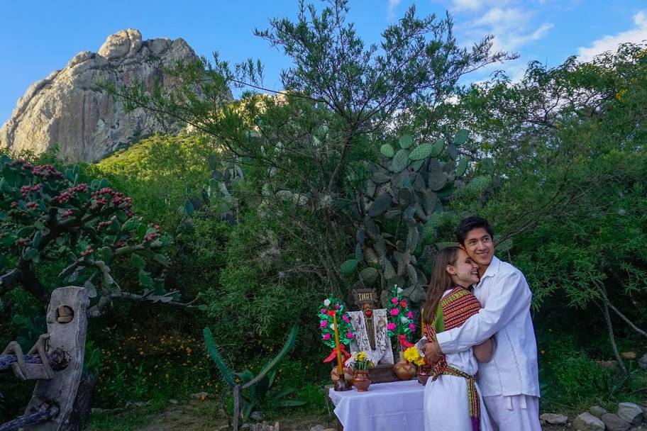 Boda en Peña de Bernal