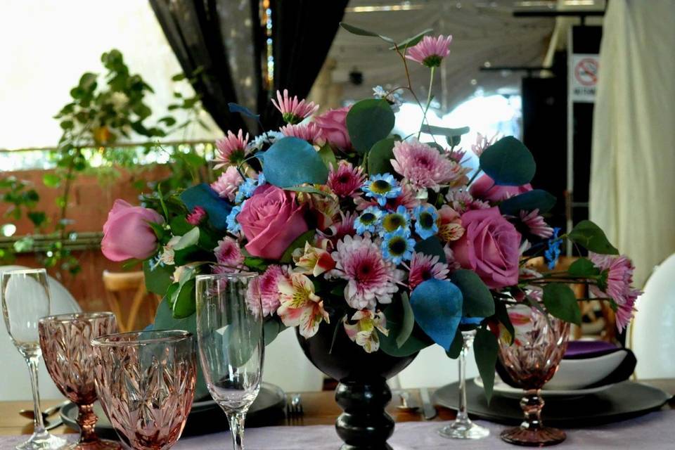 Opción  de centros de mesa