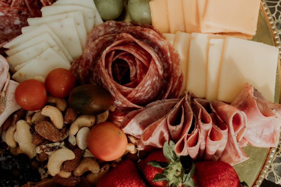 Tabla de carnes y quesos