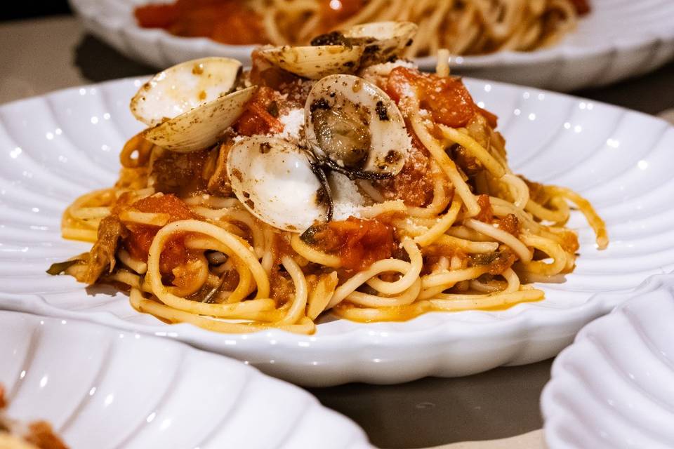 Pasta Vongole Pomodoro