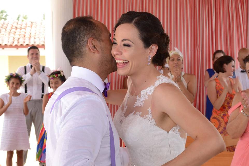 En la boda civil