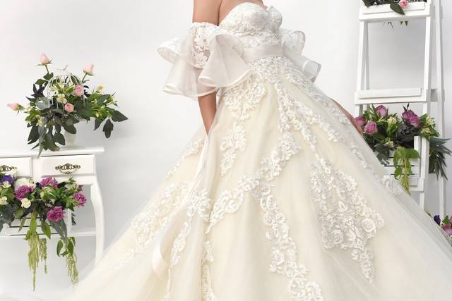 Precio vestido de novia benito online santos