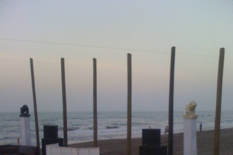 Montaje en playa