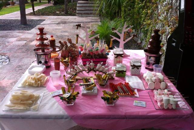 Mesa de dulces bautizo